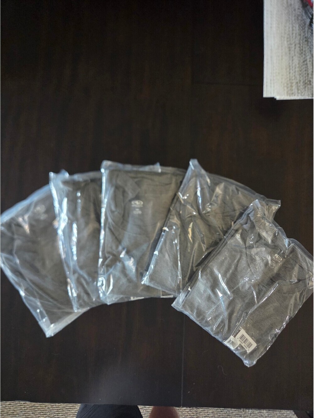 Athletic Works Gray 3XL T-Shirts Pack of 5
